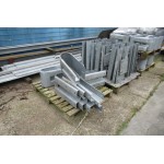 PARTIJ vangrail, thermisch verzinkt. Gebruikt.